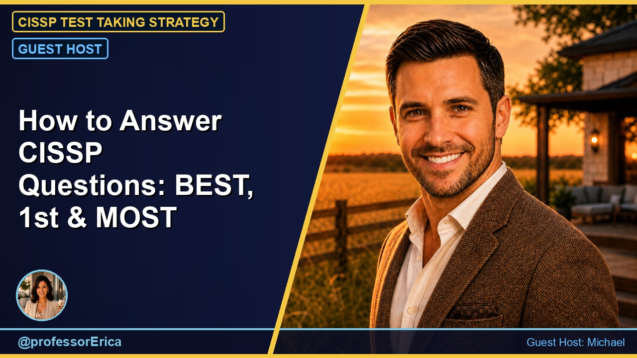 How to Answer CISSP Questions: BEST, 1st & MOST