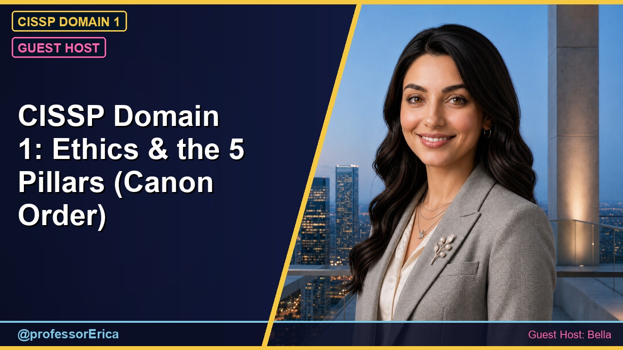 CISSP Domain 1: Ethics & the 5 Pillars (Canon Order)