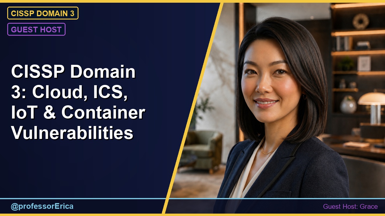 CISSP Domain 3: Cloud, ICS, IoT & Container Vulnerabilities