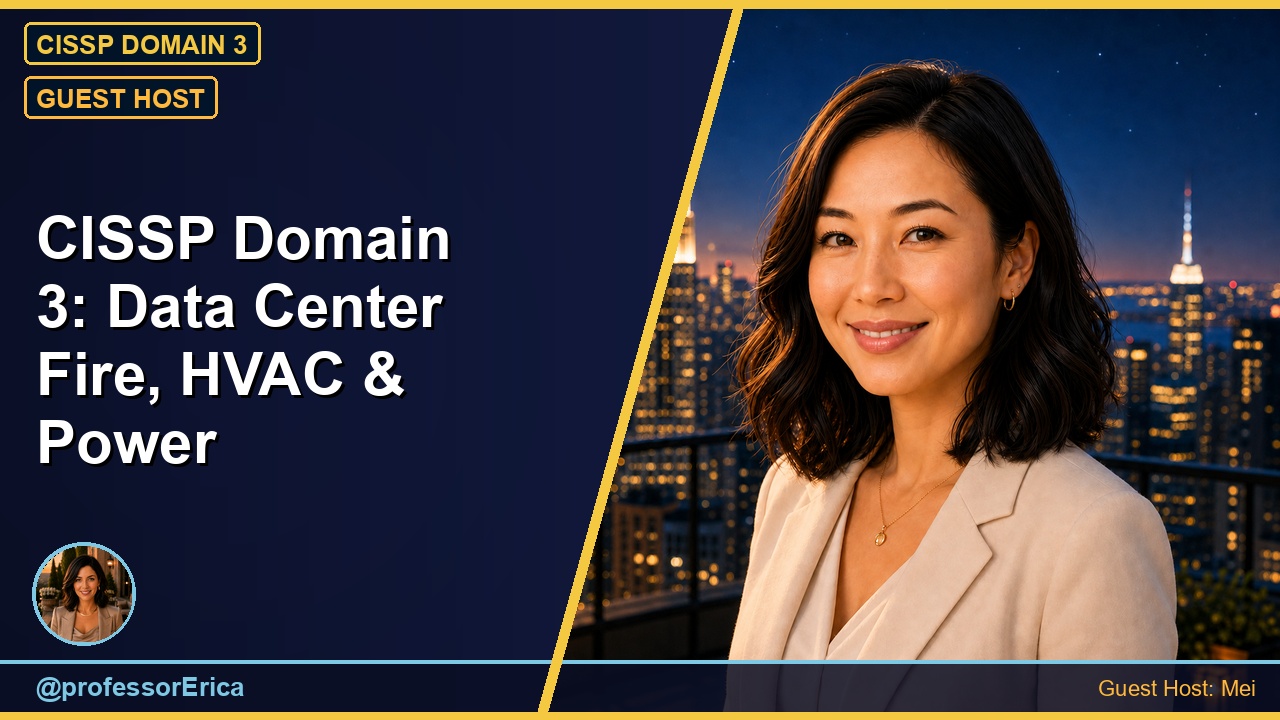 CISSP Domain 3: Data Center Fire, HVAC & Power