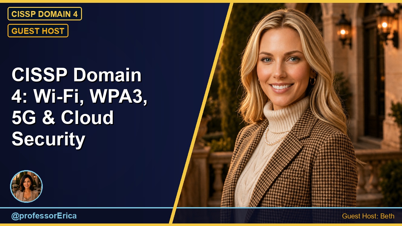 CISSP Domain 4: Wi-Fi, WPA3, 5G & Cloud Security
