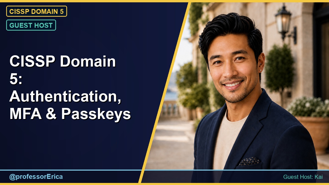 CISSP Domain 5: Authentication, MFA & Passkeys