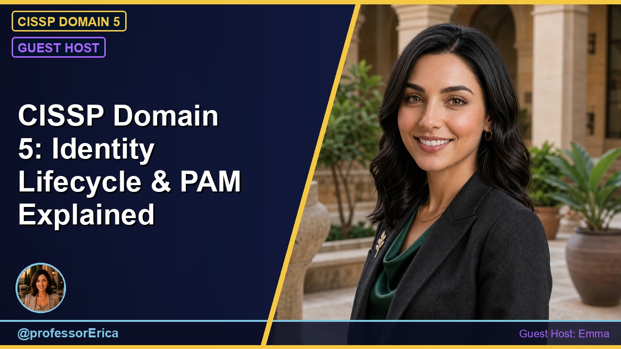 CISSP Domain 5: Identity Lifecycle & PAM Explained