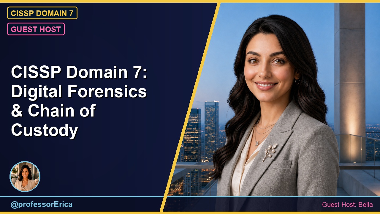 CISSP Domain 7: Digital Forensics & Chain of Custody