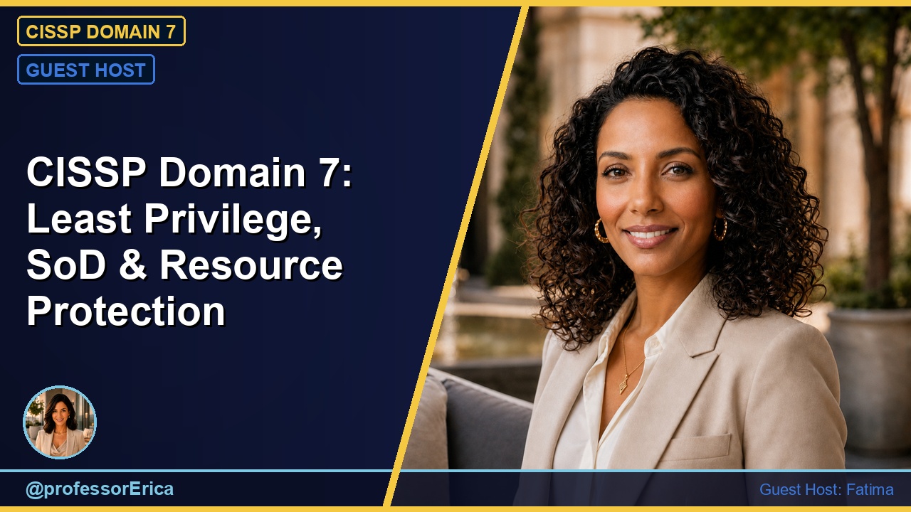 CISSP Domain 7: Least Privilege, SoD & Resource Protection
