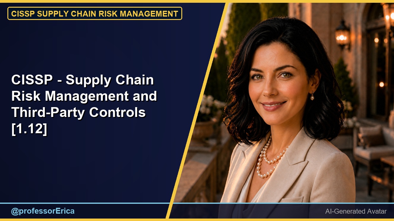 CISSP - Supply Chain Risk Management and Third-Party Controls