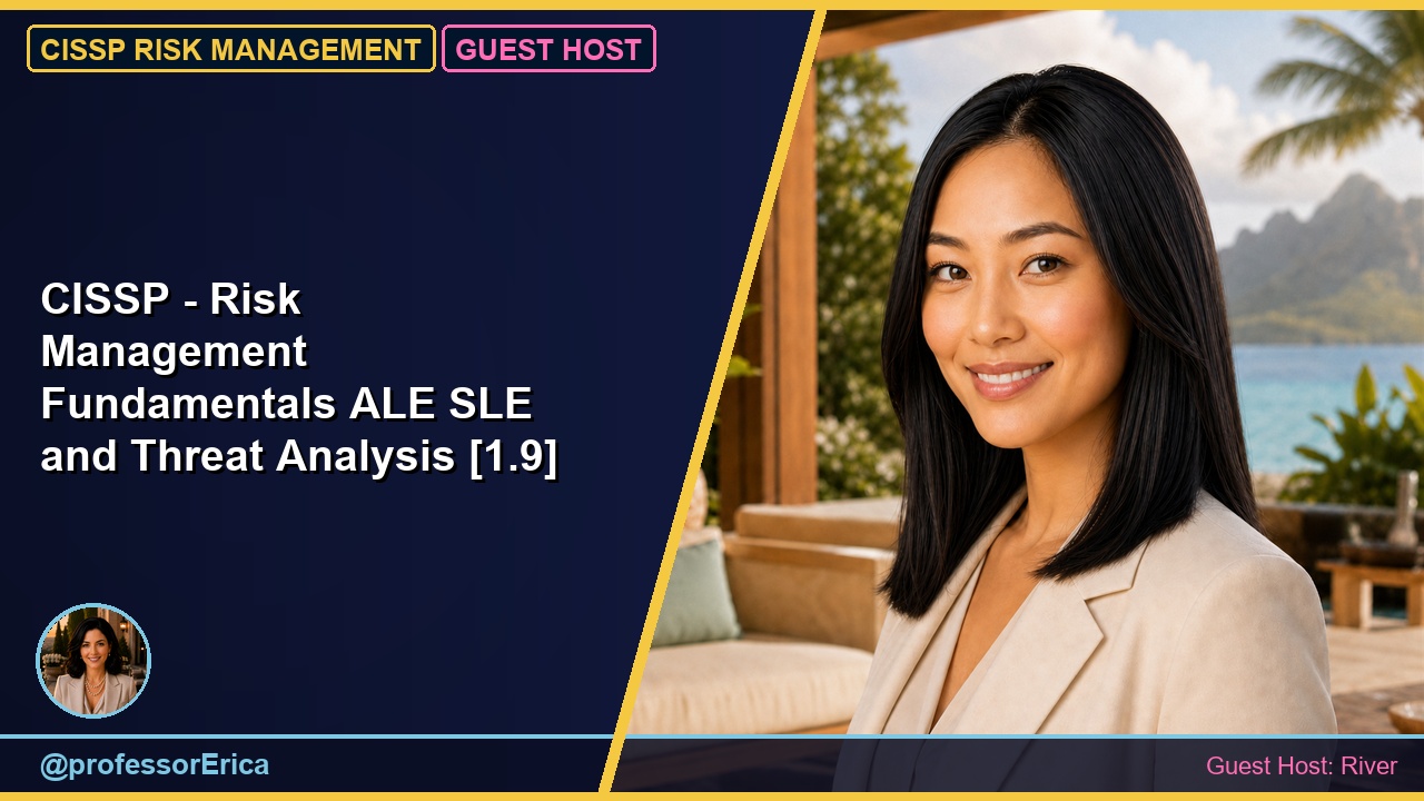 CISSP - Risk Management Fundamentals ALE SLE and Threat Analysis
