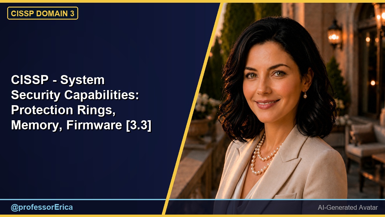 CISSP - System Security Capabilities: Protection Rings, Memory, Firmware