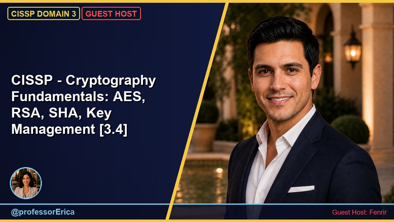 CISSP - Cryptography Fundamentals: AES, RSA, SHA, Key Management