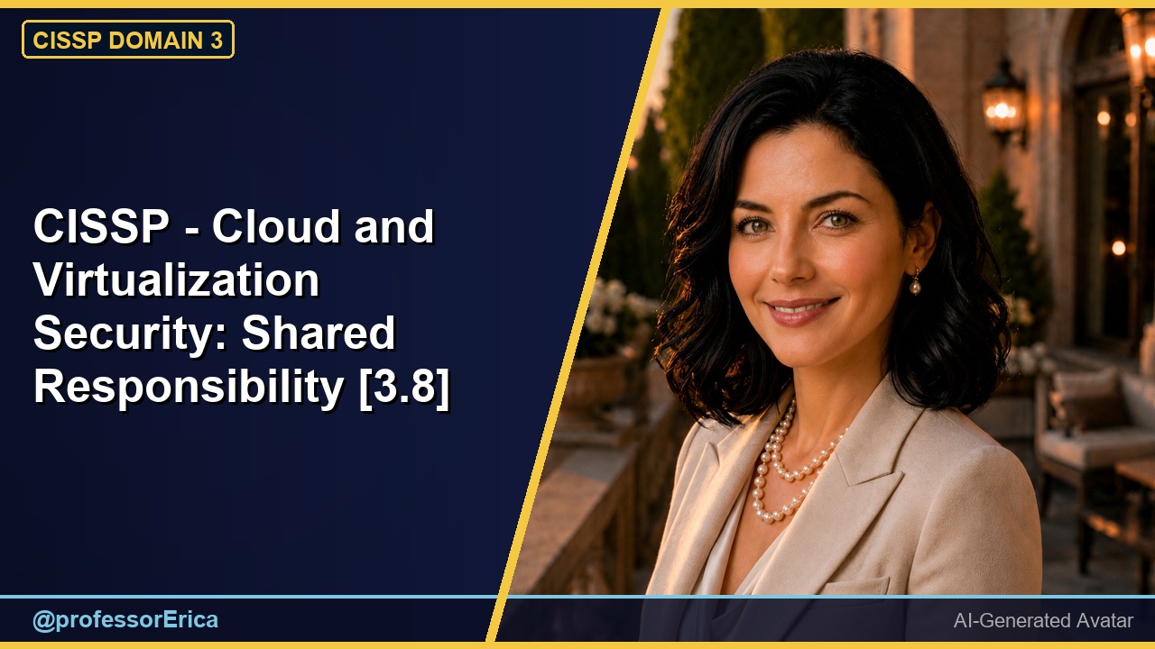 CISSP - Cloud and Virtualization Security: Shared Responsibility