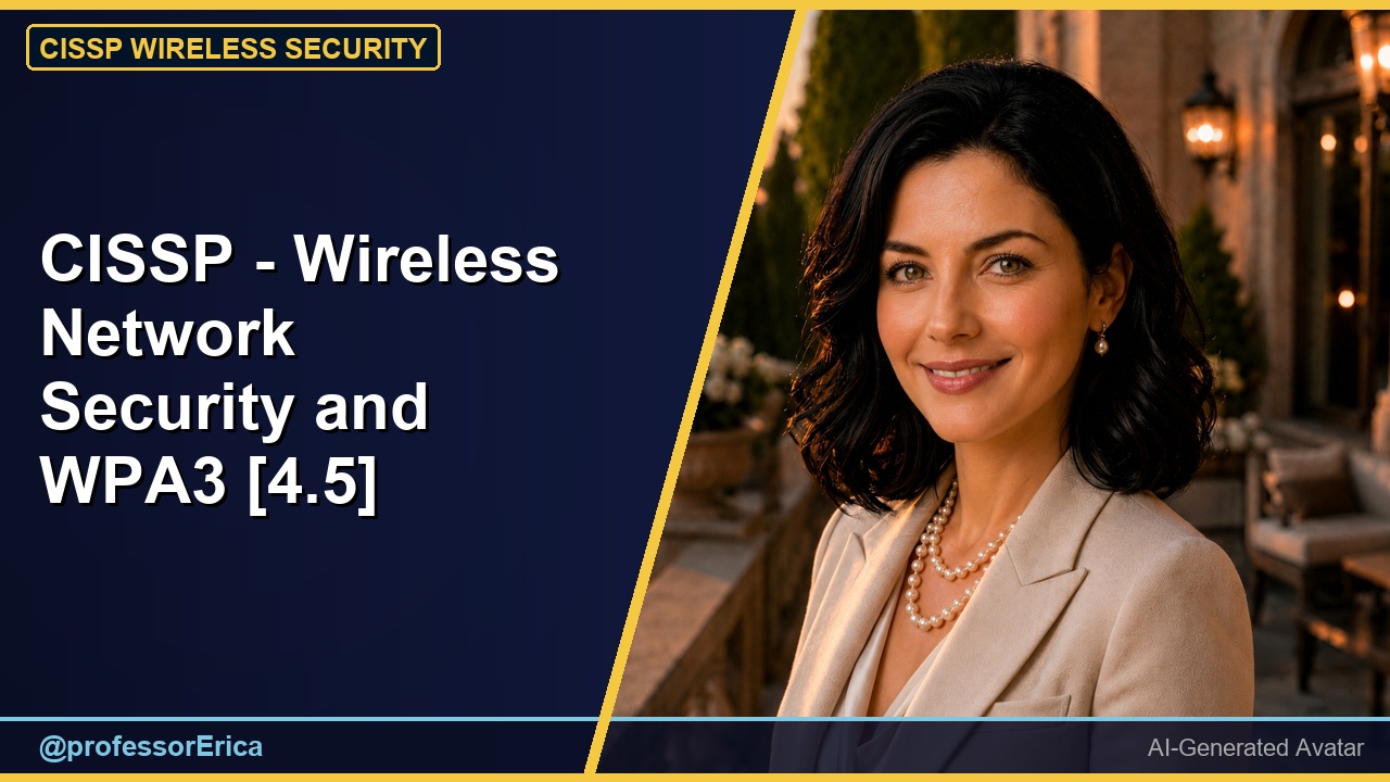 CISSP - Wireless Network Security and WPA3