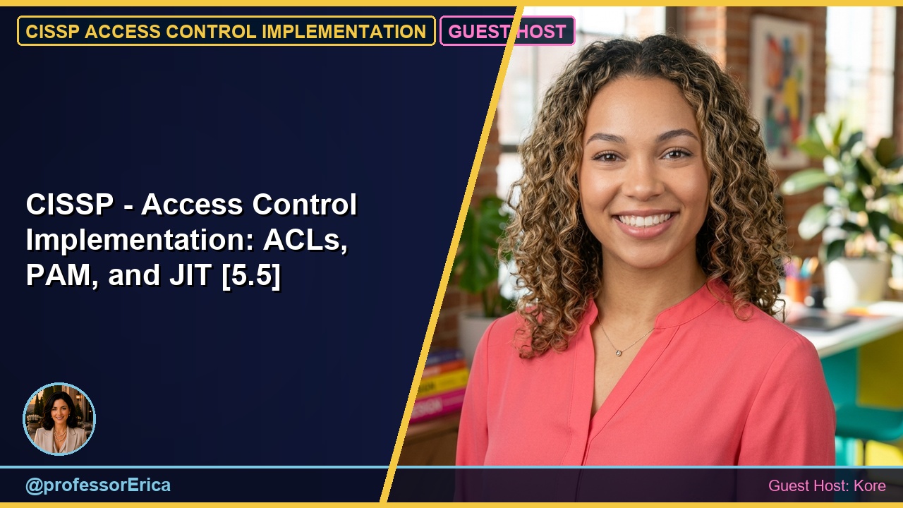 CISSP - Access Control Implementation: ACLs, PAM, and JIT
