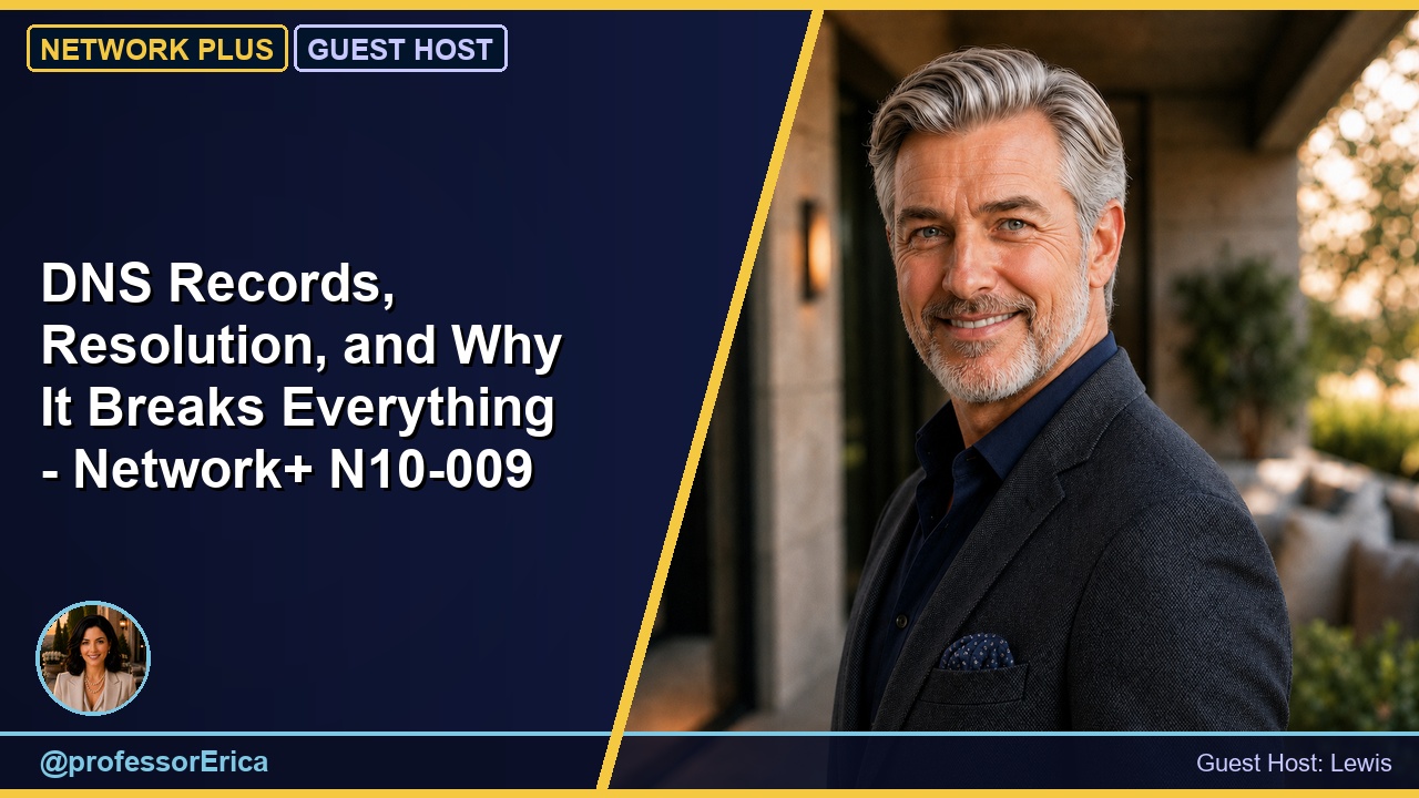 DNS Records, Resolution, and Why It Breaks Everything - Network+ N10-009