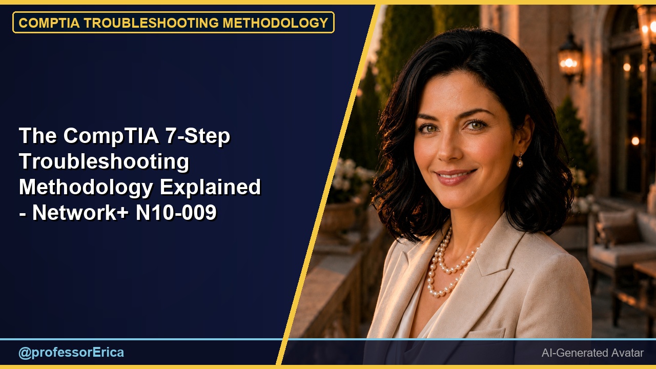 The CompTIA 7-Step Troubleshooting Methodology Explained - Network+ N10-009