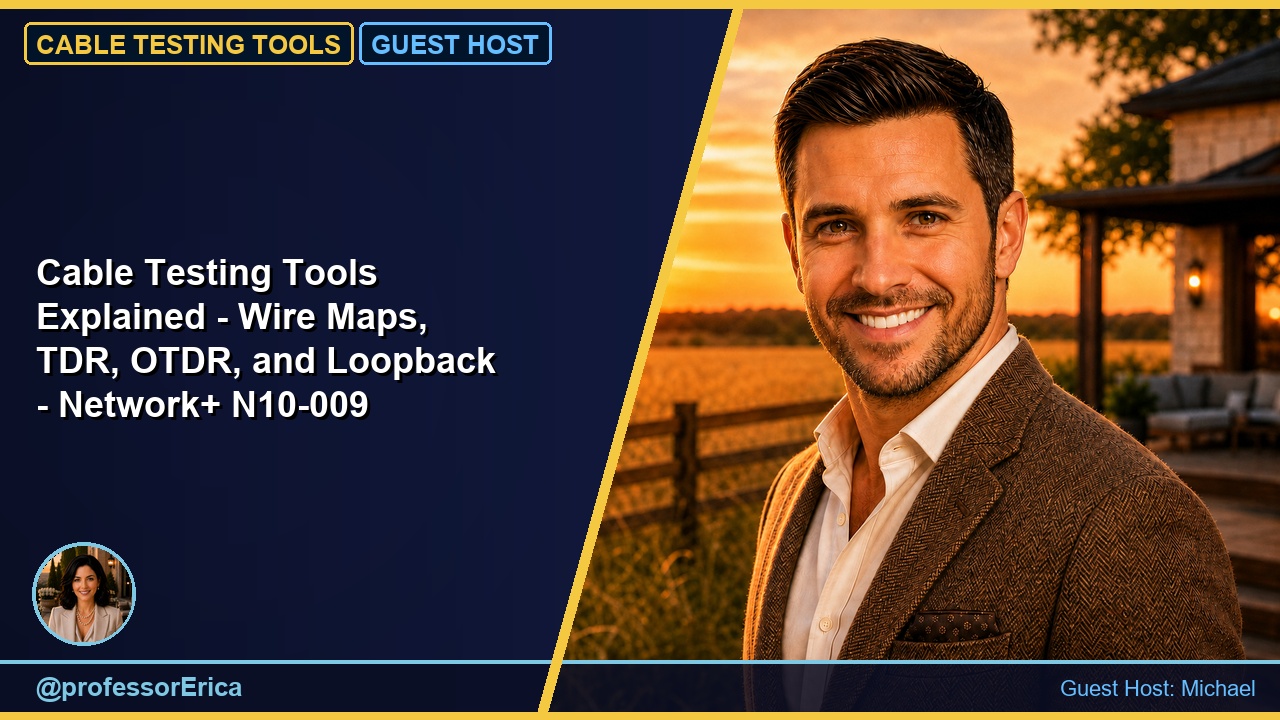 Cable Testing Tools Explained - Wire Maps, TDR, OTDR, and Loopback - Network+ N10-009