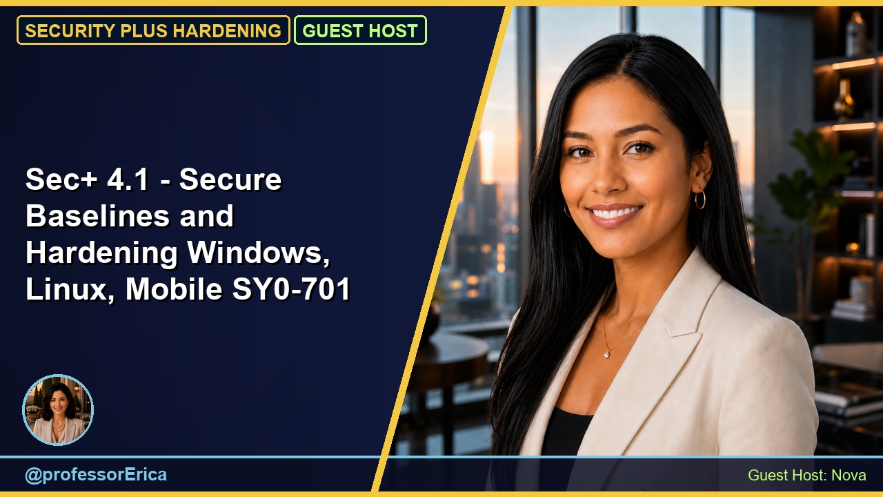Sec+ 4.1 - Secure Baselines and Hardening Windows, Linux, Mobile SY0-701